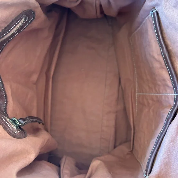 Constanza Rota Brown Leather Tote Bag - Picture 5 of 5